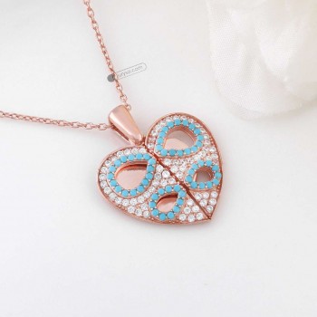 سلسال القلب فضة خالص باسم #1016 