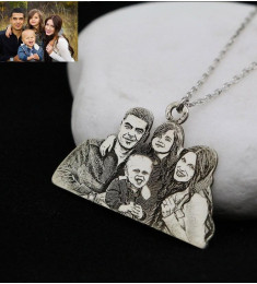 سلسال فضة خالص بصورة #242