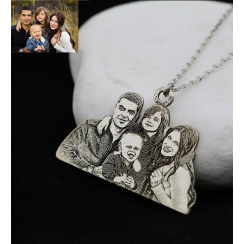 سلسال فضة خالص بصورة #242 