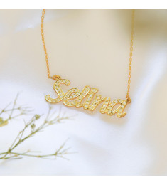 سلسال باسم مرصع بالكريستال #902