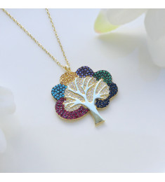 سلسال الشجرة فضة خالص #706