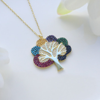 سلسال الشجرة فضة خالص #706