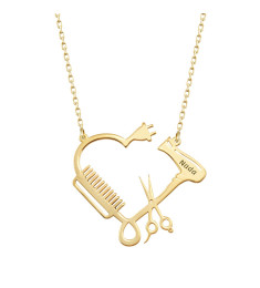 سلسال الكوافير فضة خالص بإسم #401