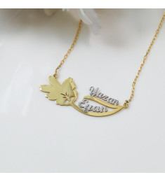 سلسال فضة خالص باسمين #195