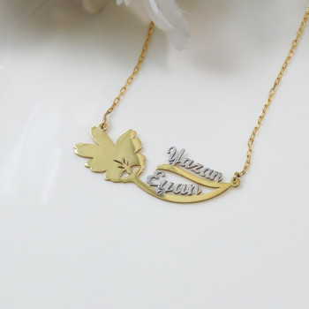 سلسال فضة خالص باسمين #195