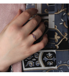 خاتم فضة خالص #409