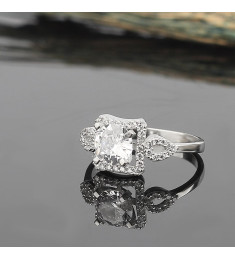 خاتم فضة خالص #406