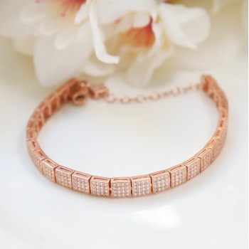  اسوارة فضة بزركون #1011