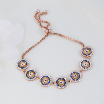 اسوارة فضة بدوائر #928