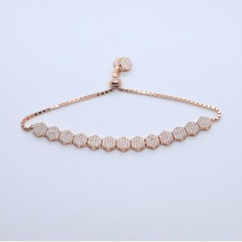 إسوارة بيت النحل فضة خالص #477 