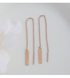 حلق فضة خالص  #933