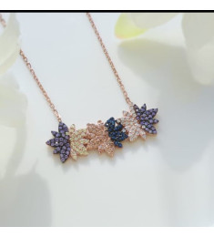 سلسال الورود فضة خالص #720