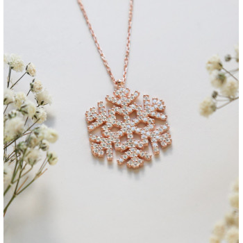 سلسال الثلج فضة خالص #468