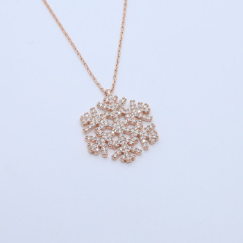 سلسال الثلج فضة خالص #468 