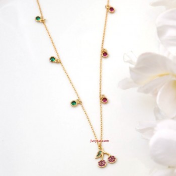 سلسال الكرزة فضة خالص #1957 