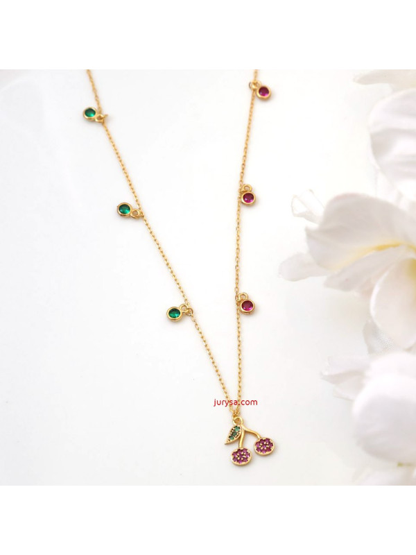 سلسال الكرزة فضة خالص #1957