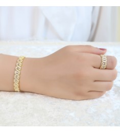 طقم اسوارة وخاتم  فضة خالص  #507