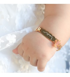 اسوارة تاج وفوت ويد مواليد  فضة خالص  #351