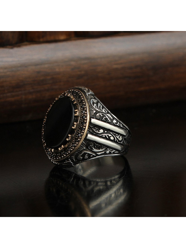  خاتم فضة رجالي #811