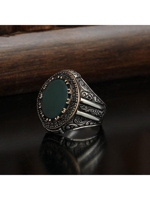  خاتم فضة رجالي #812