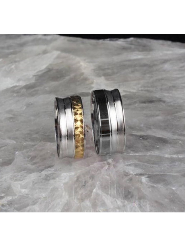 خاتم كبلز فضة خالص # 2004