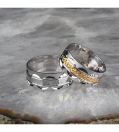 خاتم كبلز فضة خالص # 2006