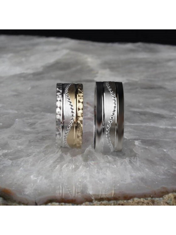 خاتم كبلز فضة خالص # 2002