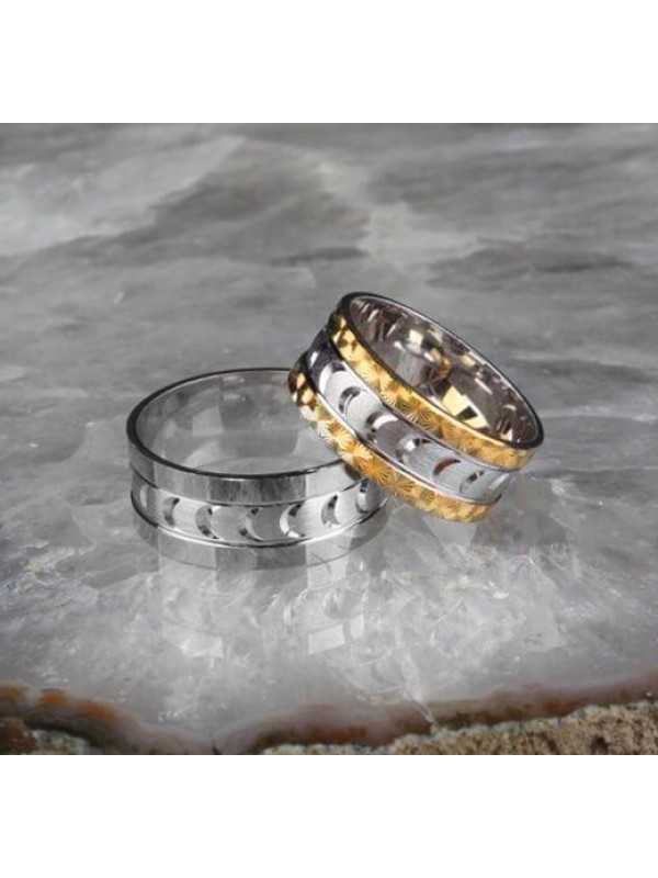 خاتم كبلز فضة خالص # 2006