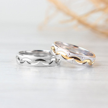 خاتم كبلز فضة خالص # 2006