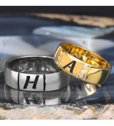 خاتم كبلز فضة خالص # 2006