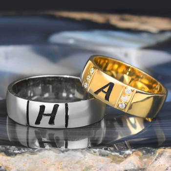 خاتم كبلز فضة خالص # 2006