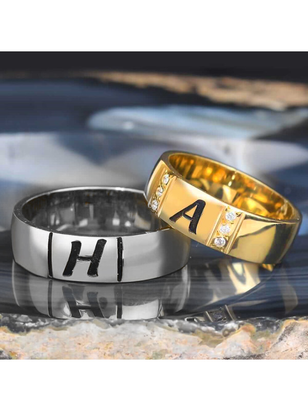 خاتم كبلز فضة خالص # 2006