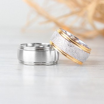 خاتم كبلز فضة خالص # 2010 