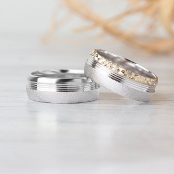 خاتم كبلز فضة خالص # 2010