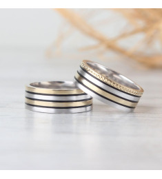 خاتم كبلز فضة خالص # 2010