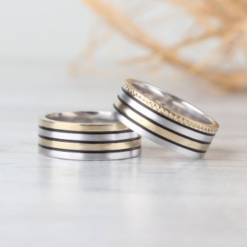 خاتم كبلز فضة خالص # 2010