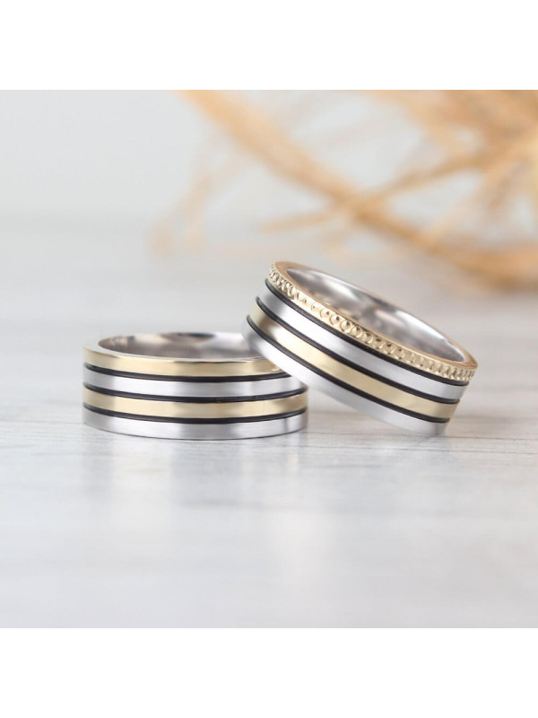 خاتم كبلز فضة خالص # 2010