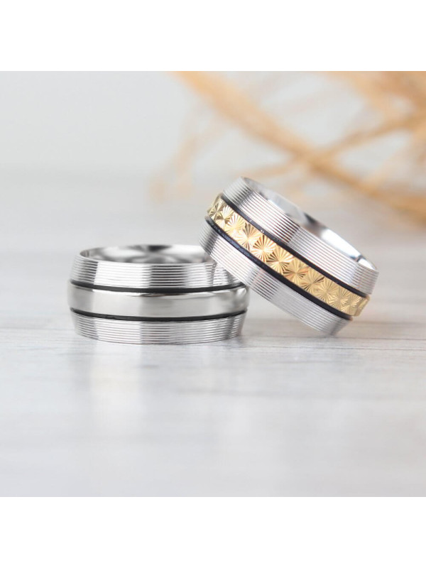 خاتم كبلز فضة خالص # 2010