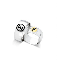 خاتم كبلز فضة خالص # 2006