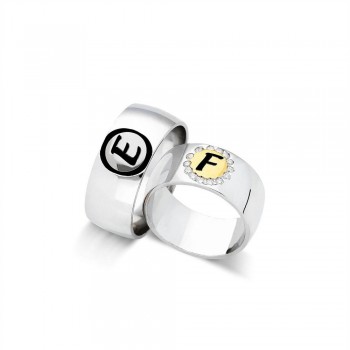 خاتم كبلز فضة خالص # 2006