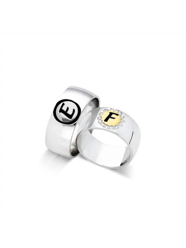 خاتم كبلز فضة خالص # 2006