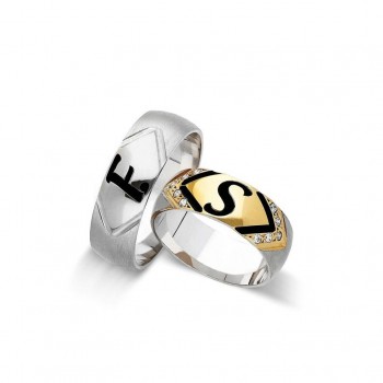 خاتم كبلز فضة خالص # 2006