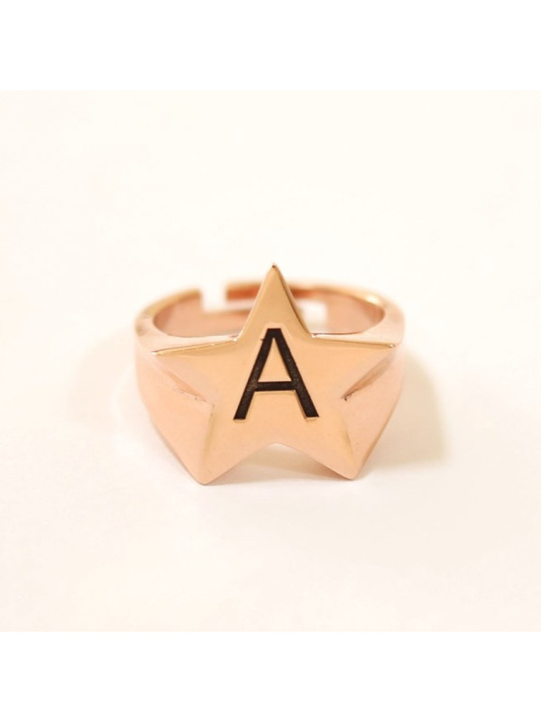 خاتم فضة خالص بحرف#279