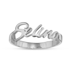 خاتم فضة خالص بإسم  #211