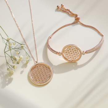 طقم فضة خالص #758 