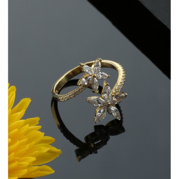 خاتم النجم الابيض فضة خالص #587 