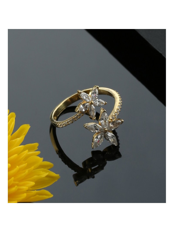 خاتم النجم الابيض فضة خالص #587