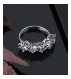 خاتم فضة خالص #602