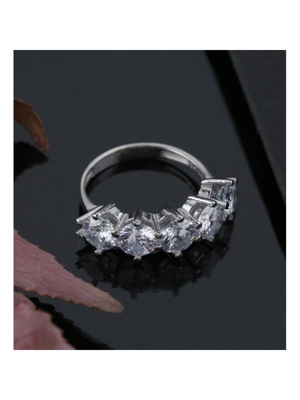 خاتم فضة خالص #602