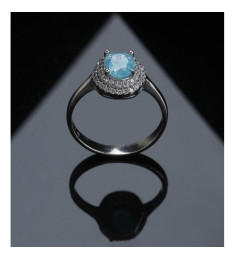 خاتم فضة خالص #606